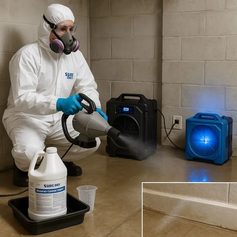 Sanitization and Odor Removal process in Orange County, NC